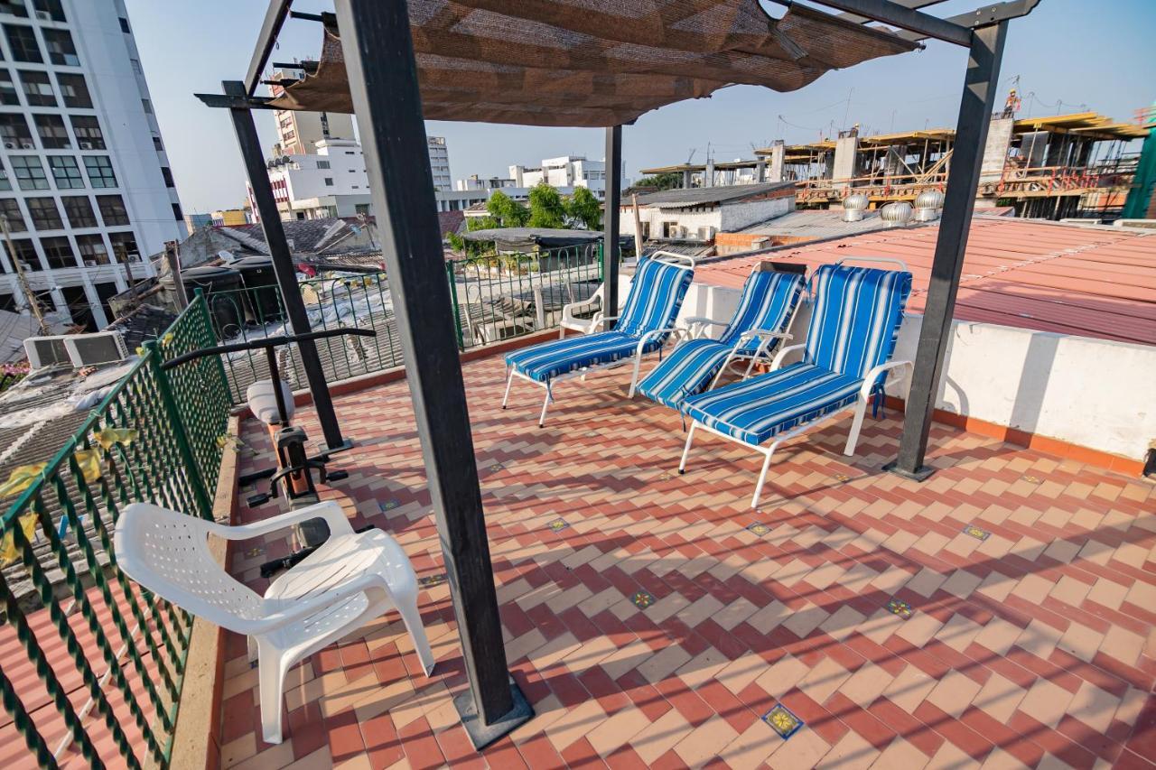 Hotel La Casona De Getsemani Cartagena Exteriör bild